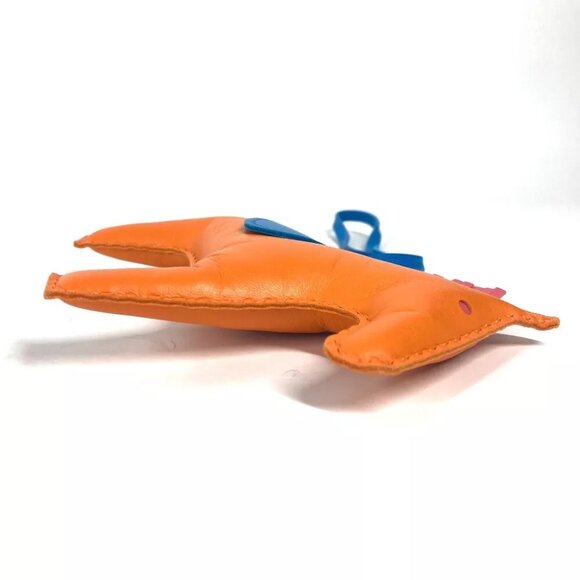 HERMES Bag Charm Rodeo GM Key Holder charm Anyo Miro blue/Orange x pink - Picture 7 of 10